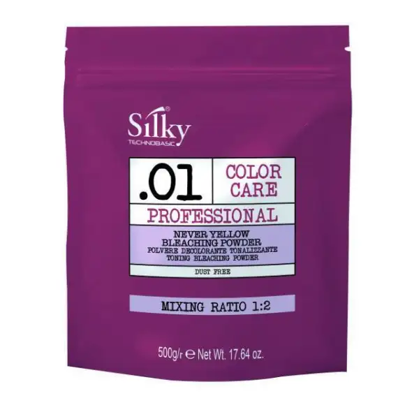 SILKY NEVER YELLOW BLEACHING POWDER - Rozjaśniacz