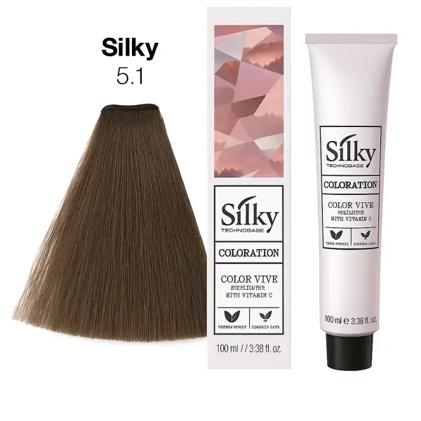 SILKY TECHNO FARBA DO WŁOSÓW 100ML - SZAROŚCI