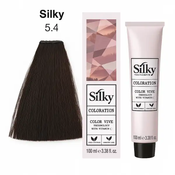 SILKY TECHNO FARBA DO WŁOSÓW 100ML - MIEDZIANY
