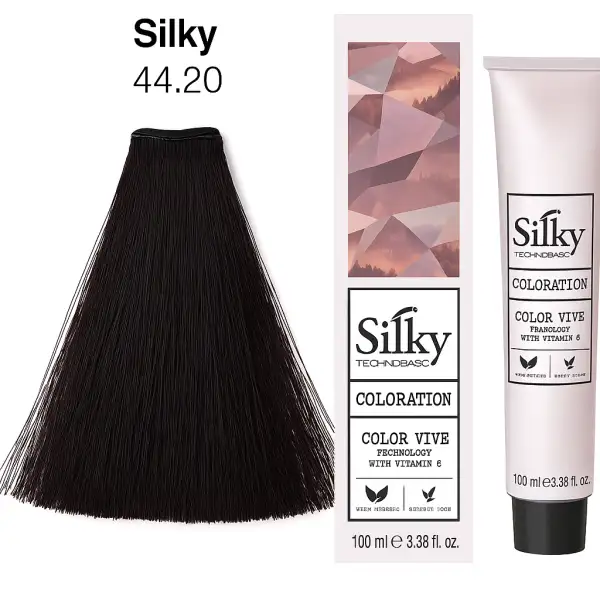 SILKY TECHNO FARBA DO WŁOSÓW 100ML - FIOLET