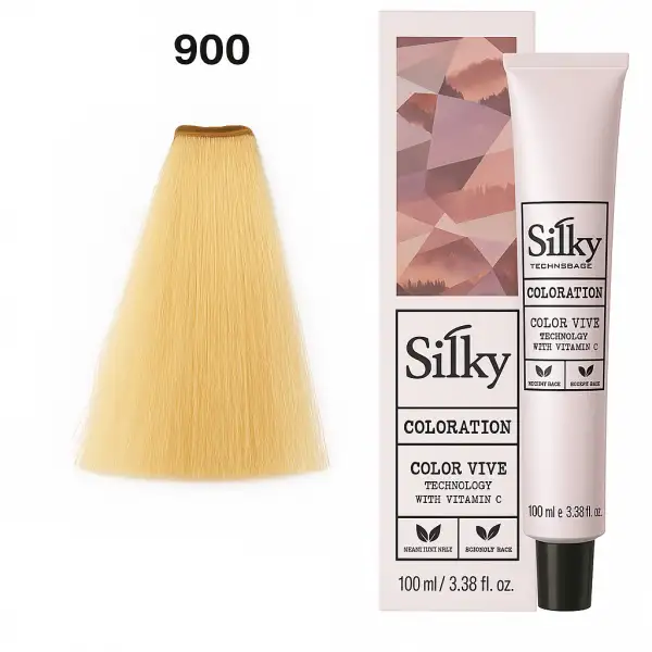 SILKY TECHNO FARBA DO WŁOSÓW 100ML - PLATYNOWY BLOND