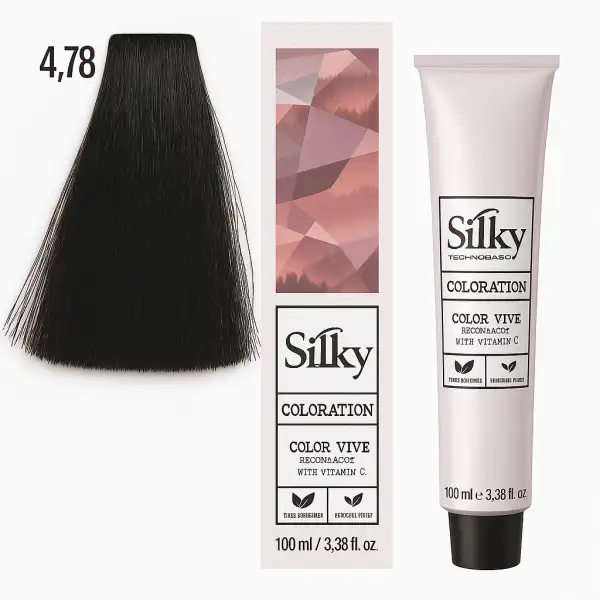 SILKY TECHNO FARBA DO WŁOSÓW 100ML - ANTI-MIEDŹ
